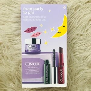Clinique: From Party to PJ’s Set